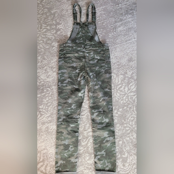 Justice Girls Camouflage Overalls Jumpsuit, Size 16 - Picture 3 of 8